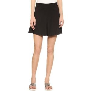 Joie Serefina Ponte Knit Box-Pleat Mini Skirt